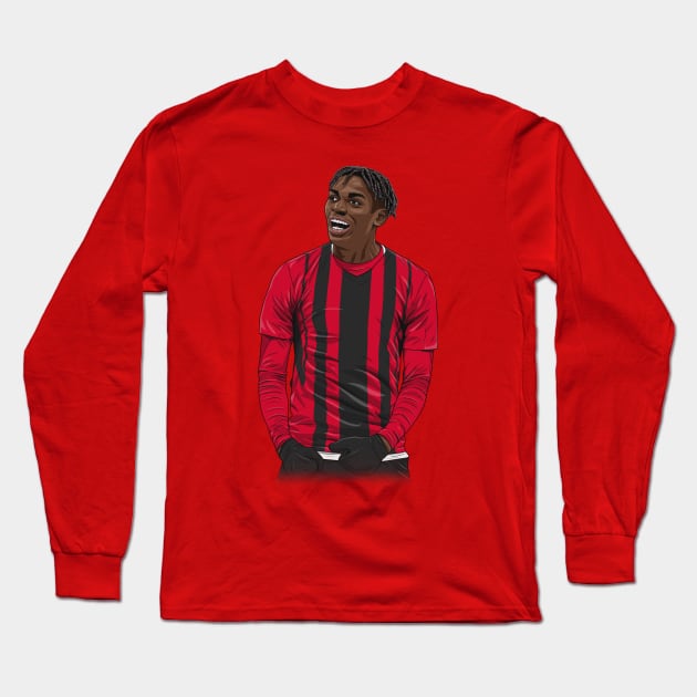 Rafael Leão Long Sleeve T-Shirt by Ades_194